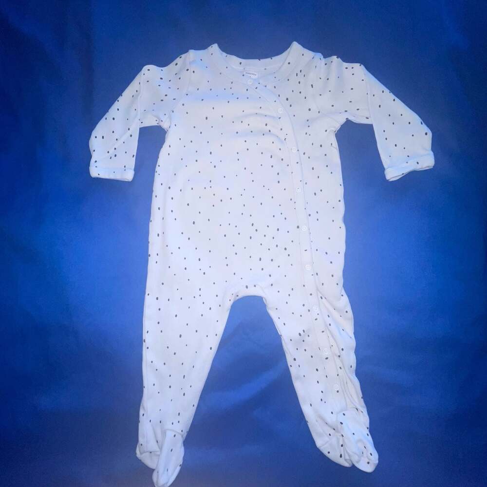 Nordstrom Baby Footed Sleep and Play Romper with Dot Print